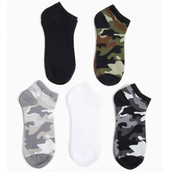torrid Accessories - Camo Socks Pack - Pack Of 5